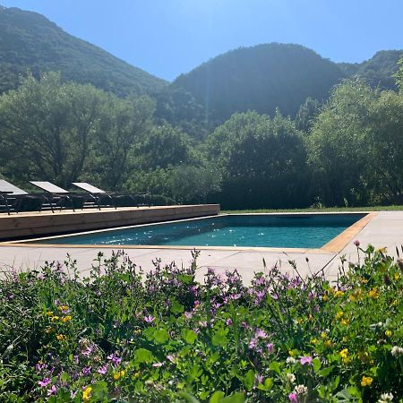 Estive Des Angelettes Piscine Chauffee Sauna Saint-Ferréol-Trente Exterior foto