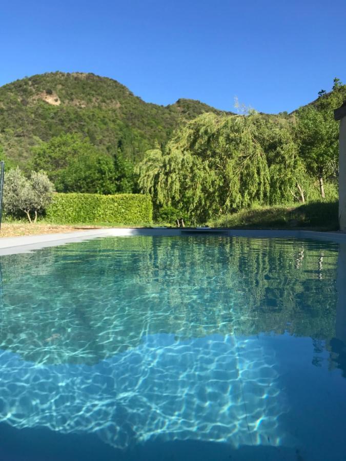 Estive Des Angelettes Piscine Chauffee Sauna Saint-Ferréol-Trente Exterior foto