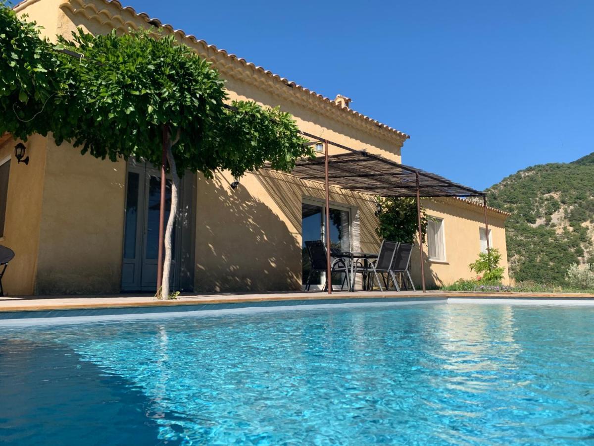Estive Des Angelettes Piscine Chauffee Sauna Saint-Ferréol-Trente Exterior foto